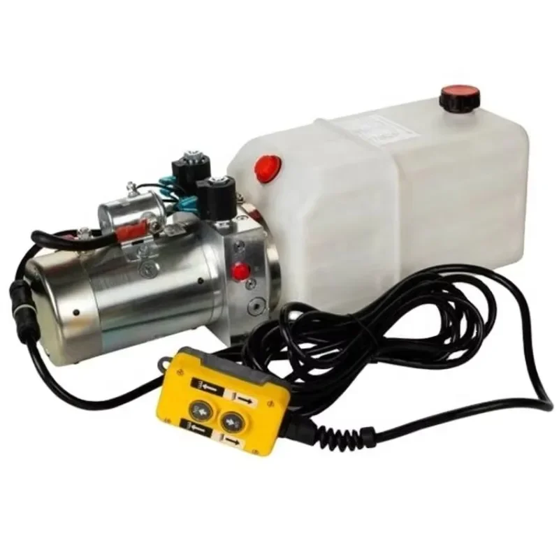 12V Electric Hydraulic Pump Hydraulic Power Unit Double Acting 180 Bar Pressure