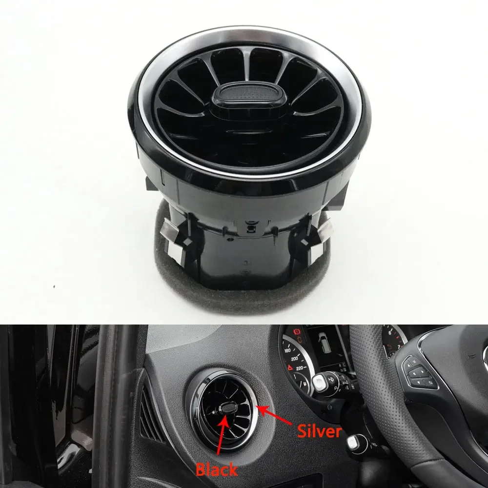 Interior Front Dashboard A/C Air Vent Outlet Turbo Trim For Mercedes Benz V Class W447 Vito Viano Metris V250 V260 2014-2023