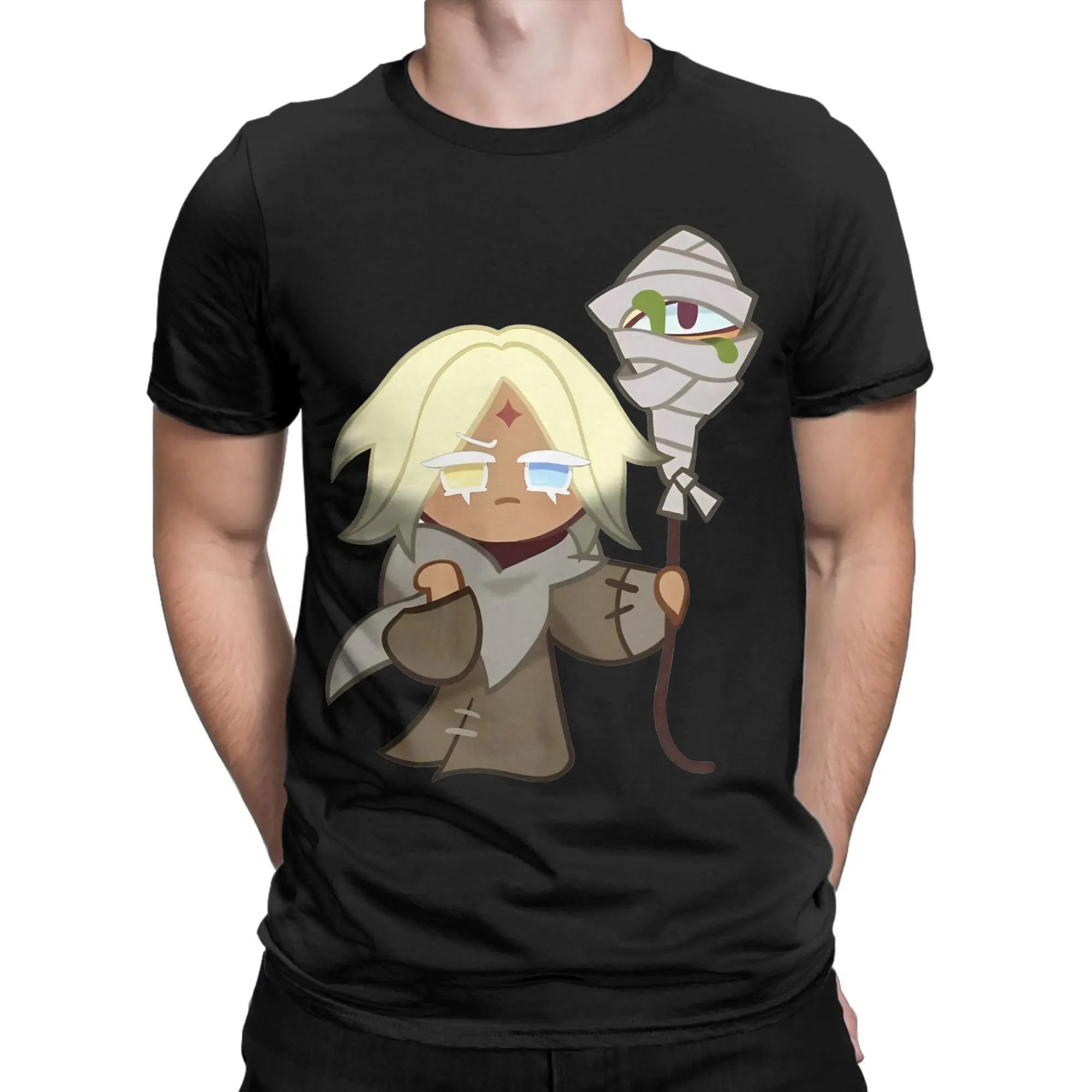 

Pure vanilla cookie run kingdom Graphic Printed T Shirts for Men Women Cotton Tee Shirt Clothes