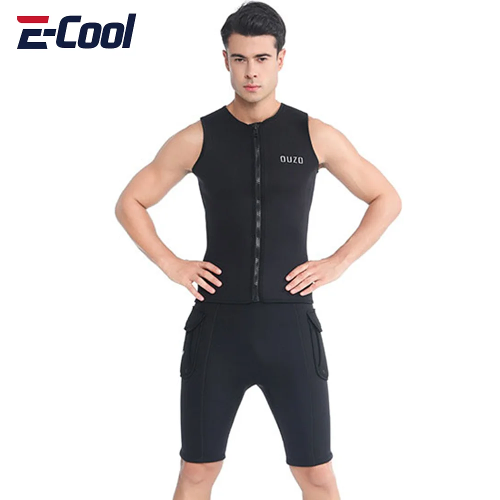 

Neoprene Diving Vest Surf Pants Thermal Wetsuit Sleeveless Front Zip for Men Snorkeling Kayaking Drifting Boating Scuba Vest 3mm