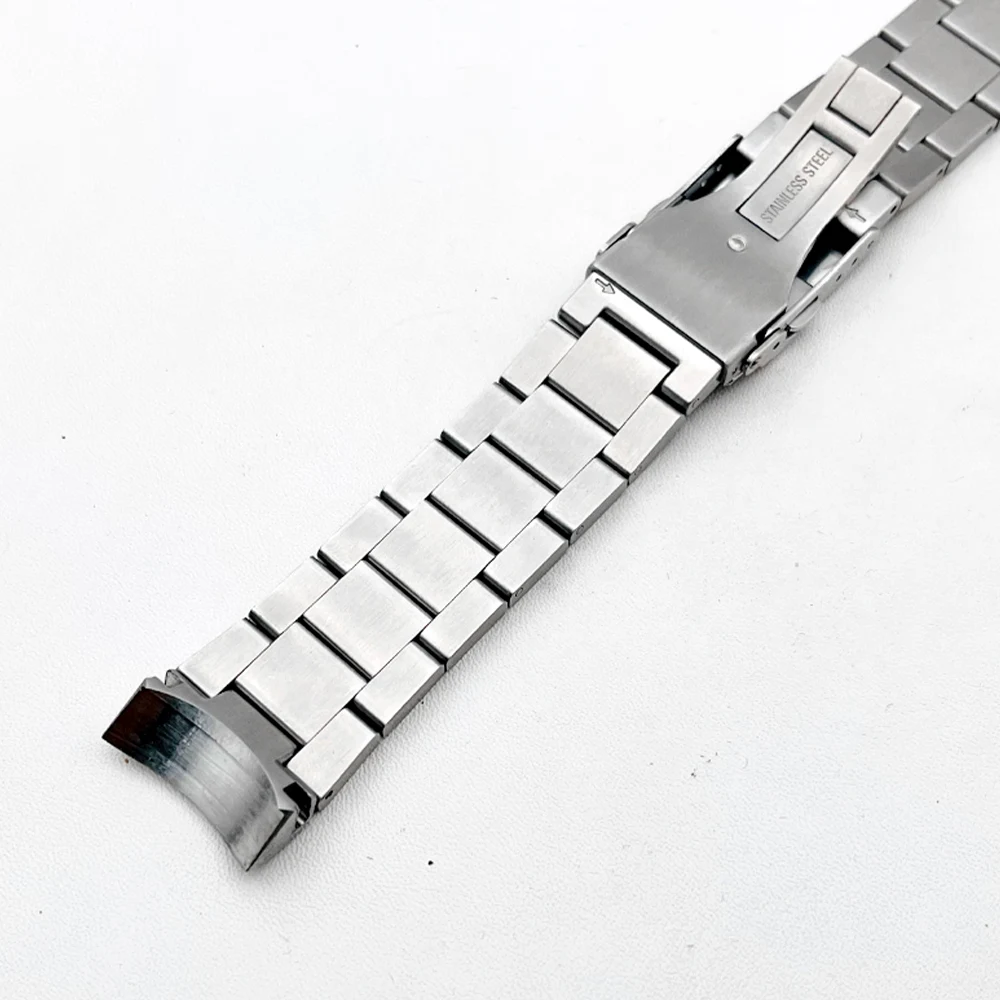 22mm Watchband SKX007 Samurai Watch Strap Fit For SKX007 SRPD SNR025 Samurai Watch Case Deployment Folding Clasp Watch Bracelet