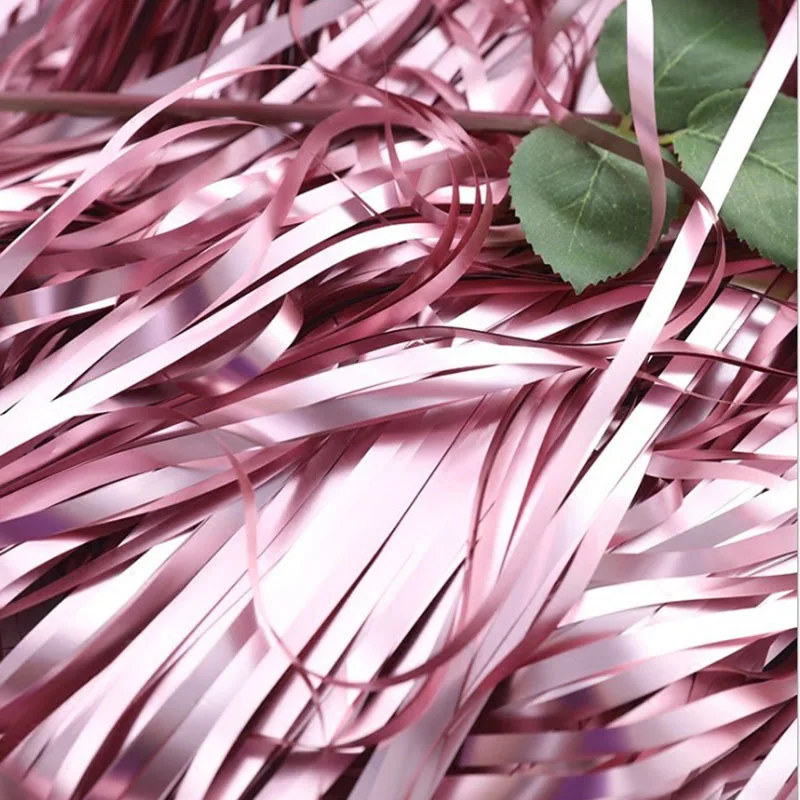 1 borsa da 2 metri sfondo lamina frangia addensata decorazione di compleanno decorazione della stanza di nozze nappa nastro cabina fotografica drappo opaco