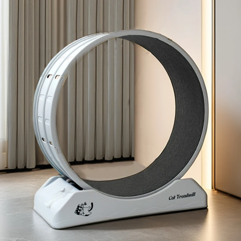 

Hot Custom Cat Running Wheel Exercise Treadmill Plastic Durable Cat Training Toys