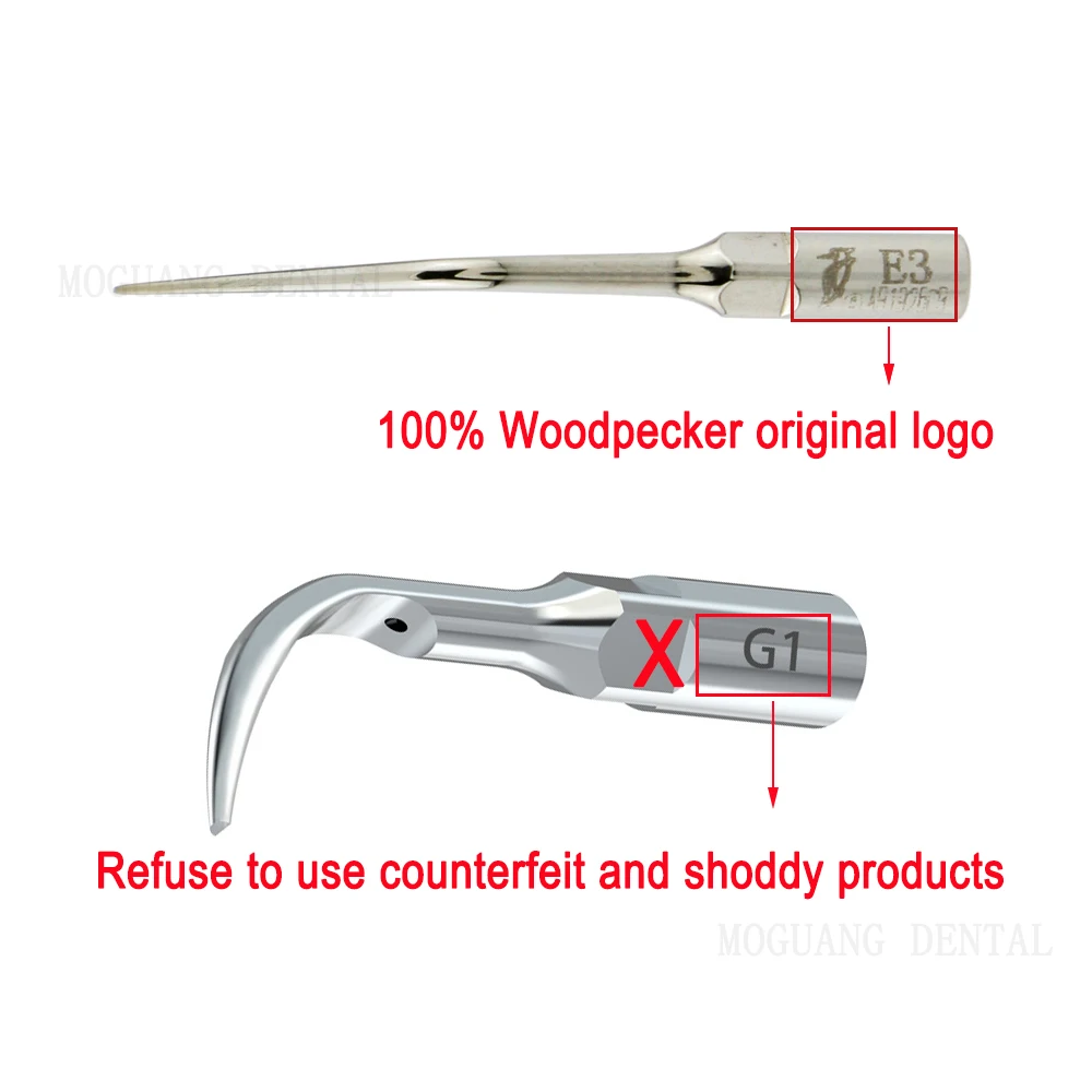 Original Woodpecker DTE Dental Ultrasonic Scaler Tips Endodonticsscaling Tips Dentistry Tools Medical Fit EMS SATELEC NSK