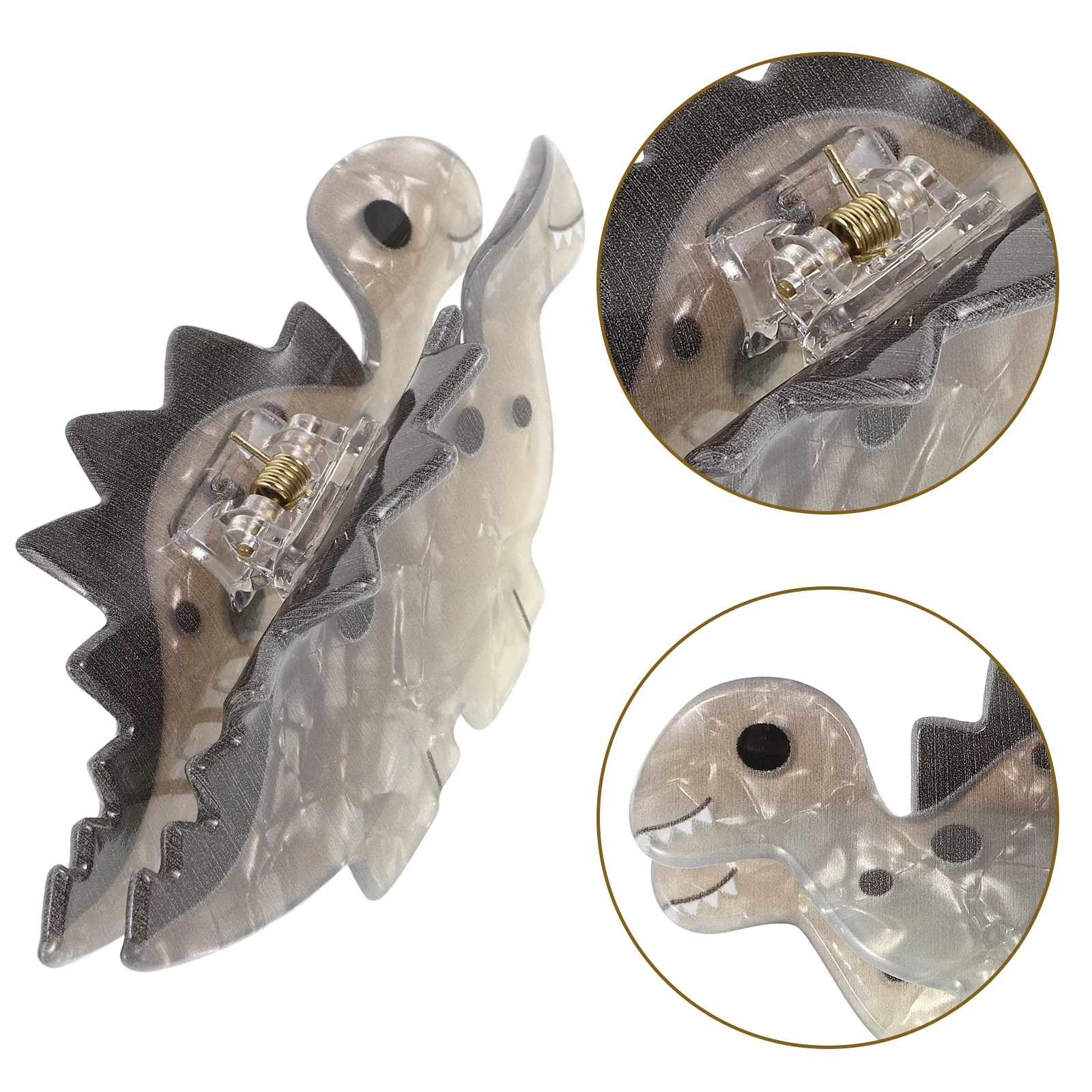 

Cute Dinosaur Claw Clip Small Cartoon Clamp For Women Strong Hold Styling Clips Thick Hair Fun Animal Hair Accessories