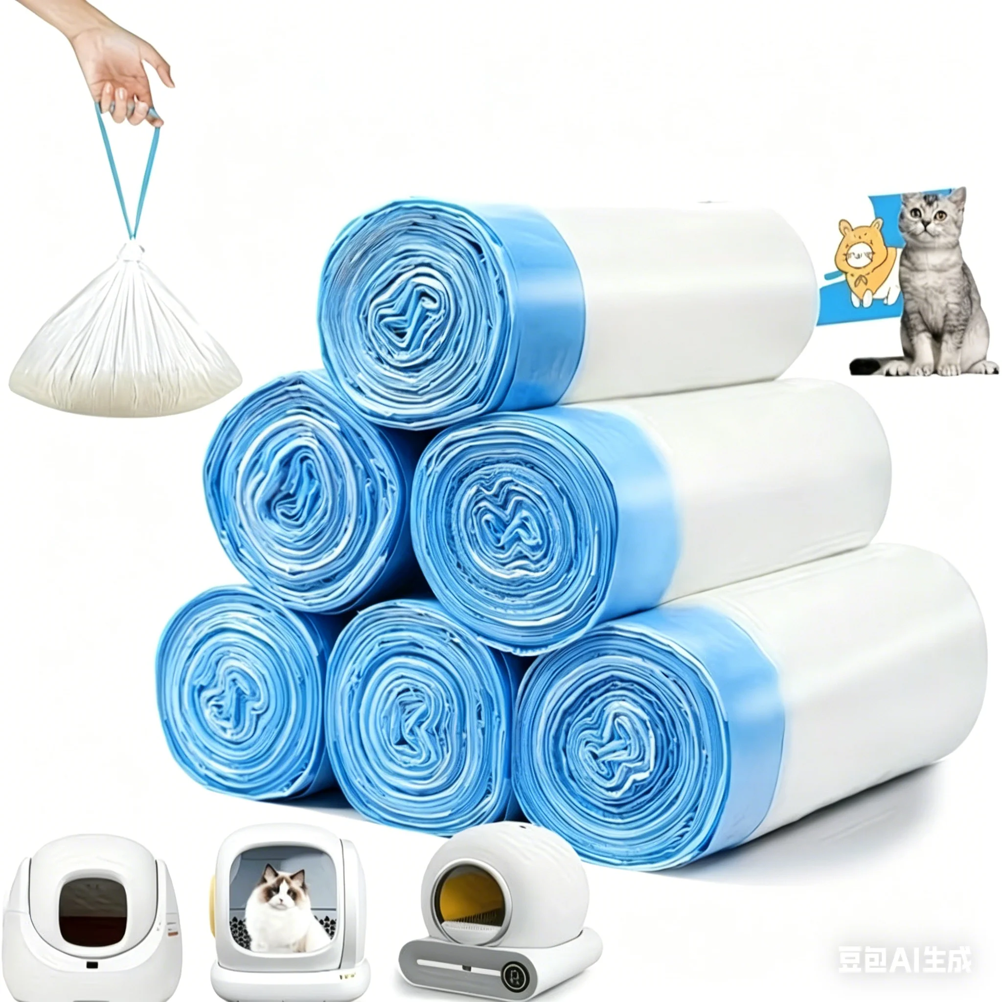 Portable Thickened Garbage Bag - Home Cooking Restaurant ulasan dan harga