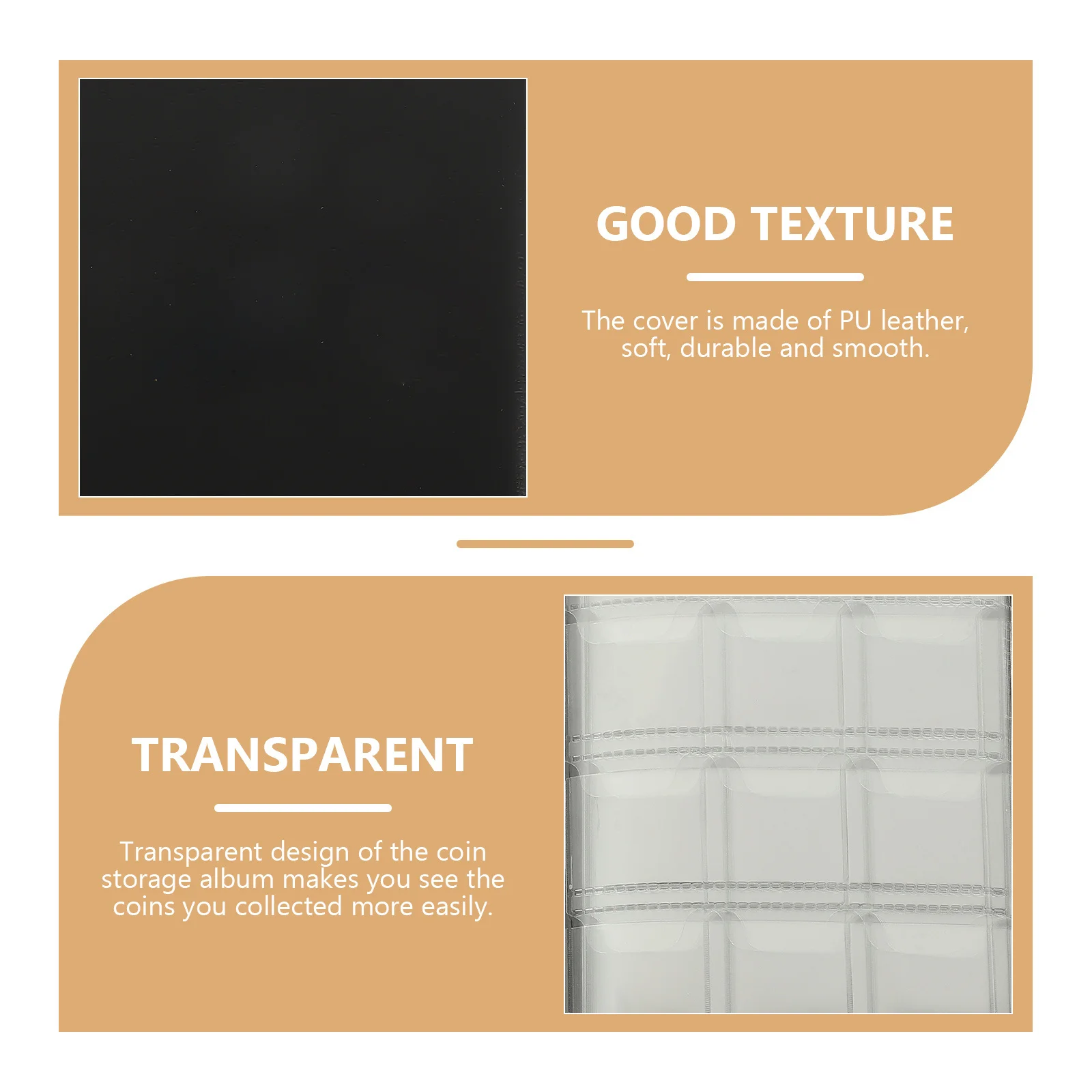 Coin Album PU Display Holder for Collectors Case Showcase Book Storage ganizer Gifts