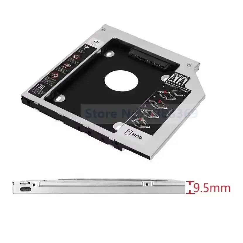 

9.5mm 2nd 2.5 HDD SSD Optical bay Caddy Frame for Asus X555Y X541U X542U X540LA R541UA X541NA X541SA X541UA N550jk X550JK X550LC