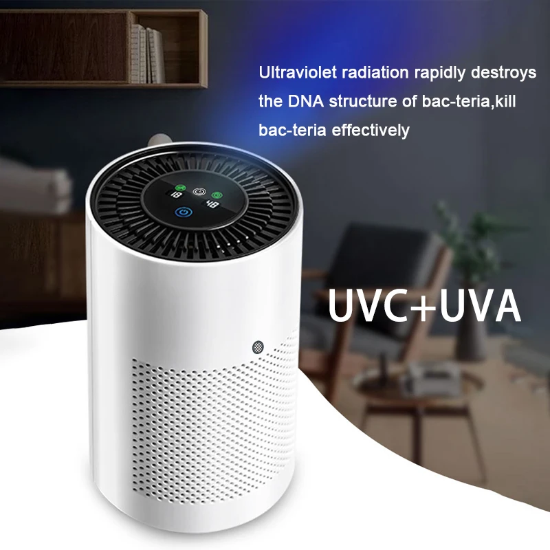 

LONHOMON Home Air Purifier HEPA Filter Air Cleaner Multiple Filtration Intelligent Sensor Negative Ion Air Purifiers