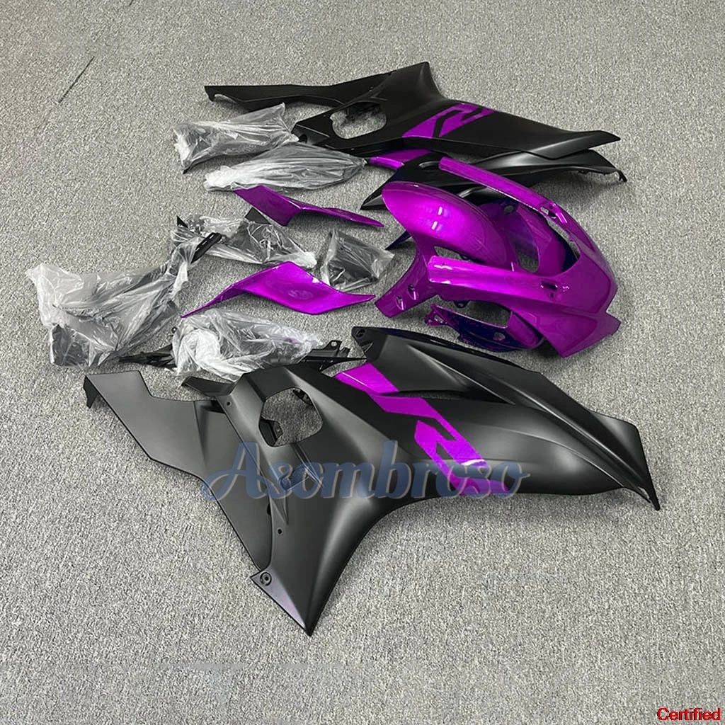 For YZFR6 2017 2018 2019 2020 2021 2023 YZF R6 17 18 19 20 21 22 Purple Black Bodywork Motorcycle Fairing Kit