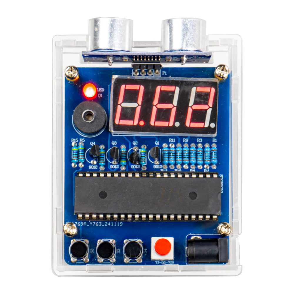 DIY Ultrasonic Rangefinder Welding Loose Parts Car Reverse Parking Radar Alarm Welding Practice Production Kit