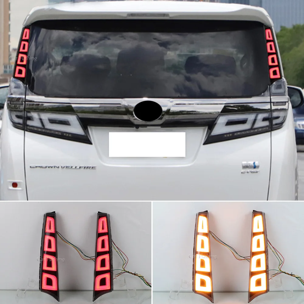 

For Toyota 19-23 vellfire pillar lights, 30 series Villfire tail lights, rear bumper brake lights