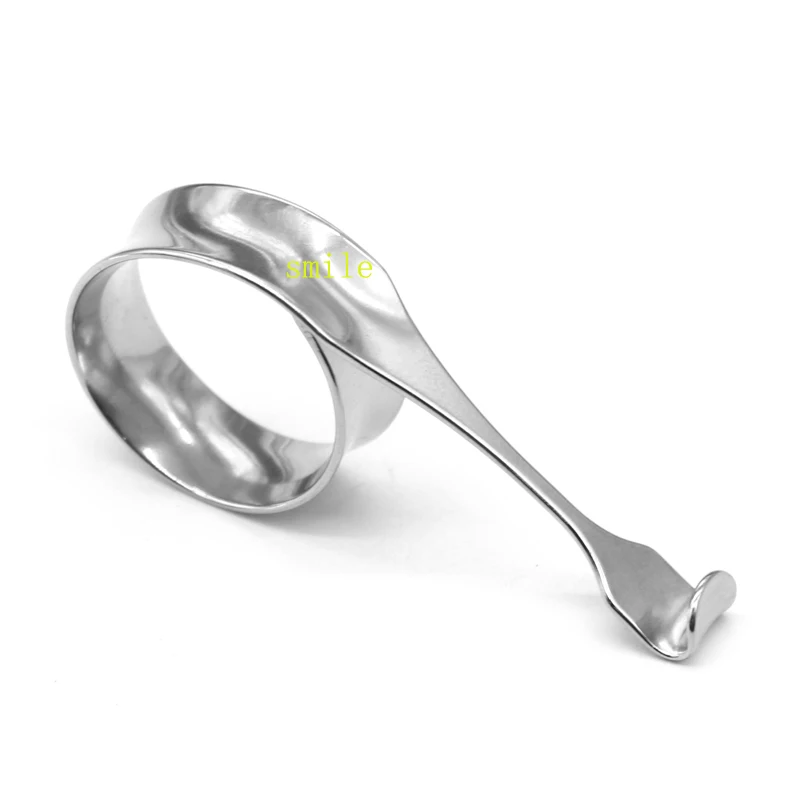 Retractor de párpado doble, herramienta de equipo de plástico de belleza, anillo de retractor, gancho de rastrillo