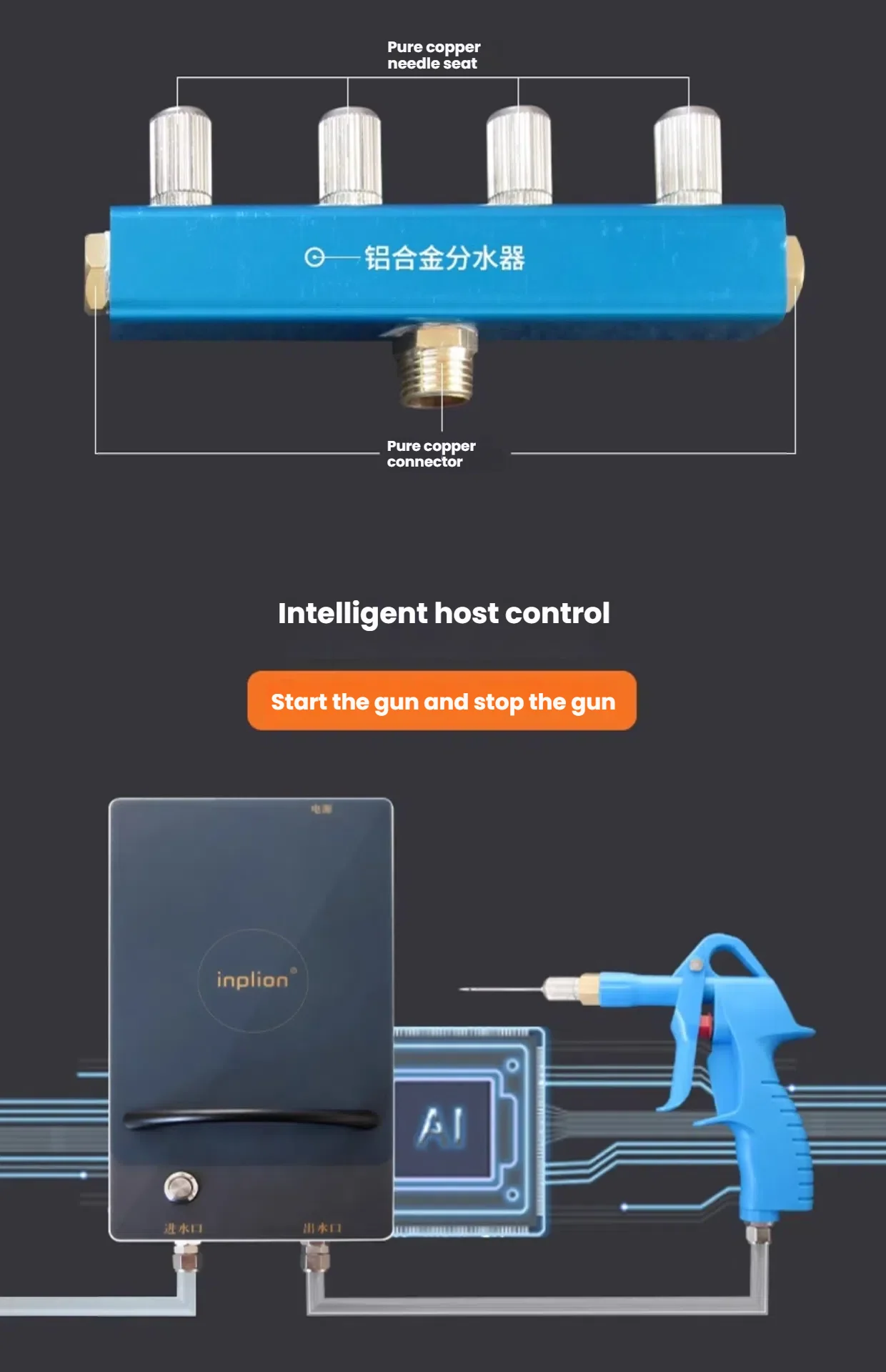 Electric Meat Saline Syringe Pump High Pressure Bacon Pump Gun Electric Injector Meat Processor with 316 Stainless Steel Needle