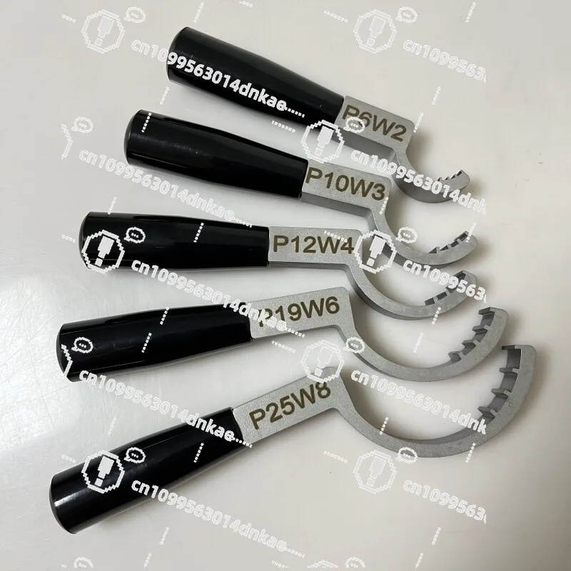 Bead Inlet Wrench Metal Stainless Steel Crescent Wrench PFA Flare Joint Wrench