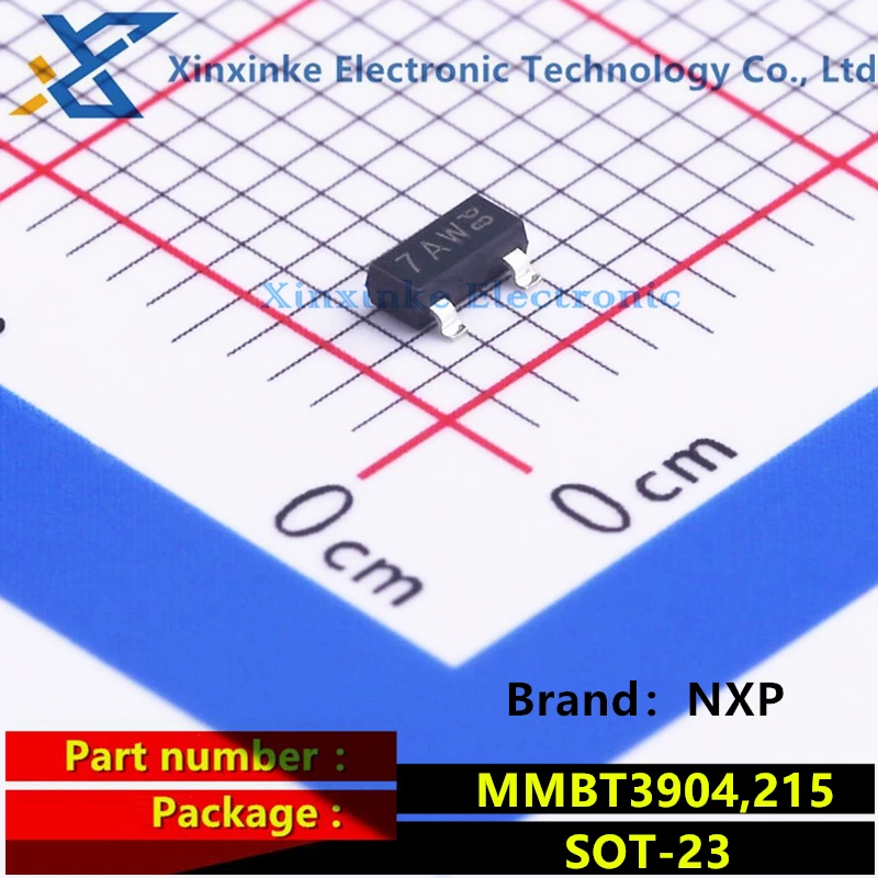 

100PCS MMBT3904 MMBT3904-7-F MMBT3904,215 MMBT3904LT1G Marking：1AM K1N 7AW Bipolar Transistors - BJT 200mA 40V NPN