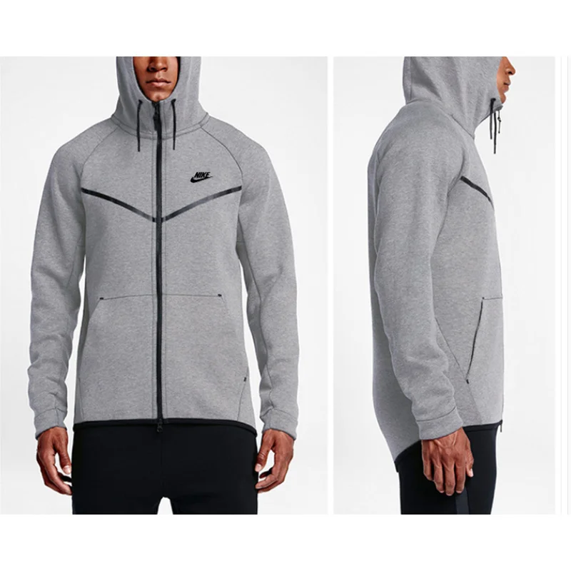 Conjunto de 2 piezas Nike para hombre, conjunto de sudadera con capucha y pantalones deportivos, ropa deportiva, moderna, cómoda y versátil.