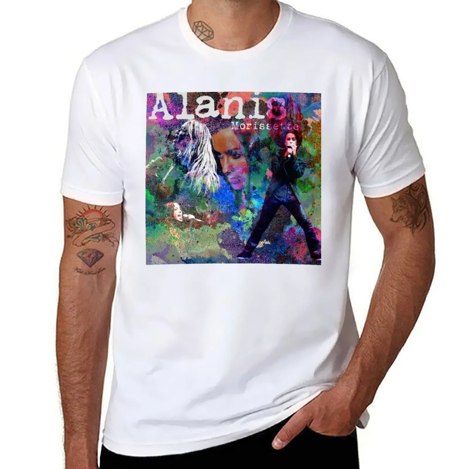 

Alanis morissette grunging T-Shirt t shirt man cotton funny t shirts dark humor T-Shirt
