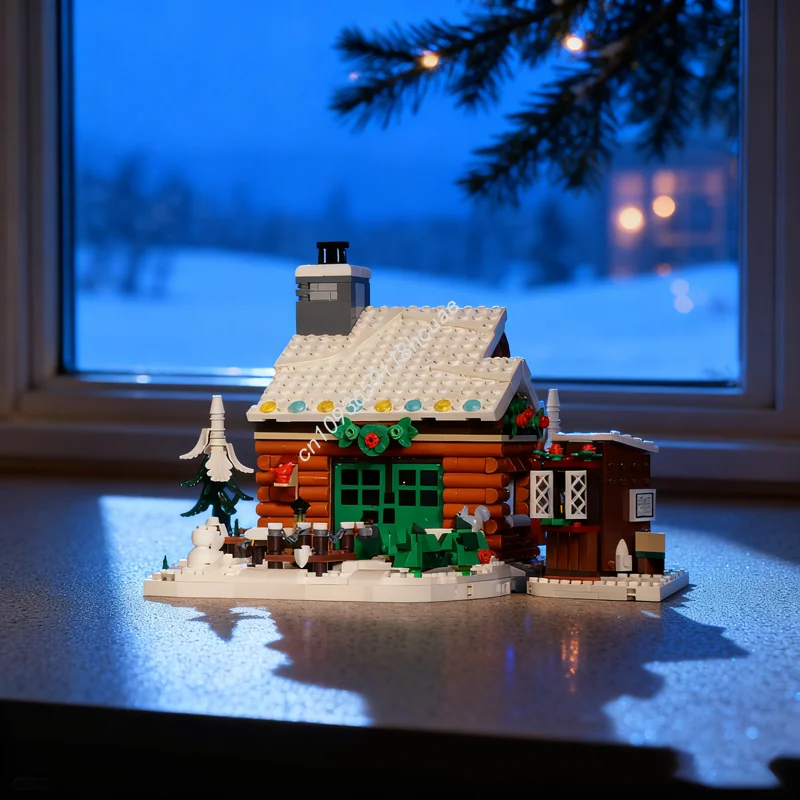 

1368 шт. MOC, катание на коньках, кабина, альтернативная сборка, модель, строительные блоки, игрушка «сделай сам», креативная идея, кирпич, рождественские подарки, детский день рождения