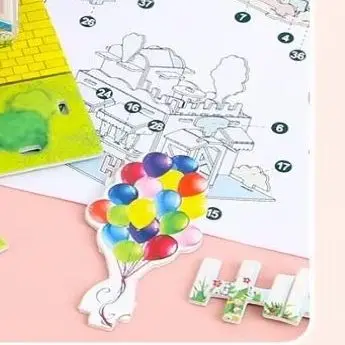 Rompecabezas de papel 3D Montessori, casas en miniatura, modelos de construcción de cartón, rompecabezas para niños, casa DIY, juguetes educativos