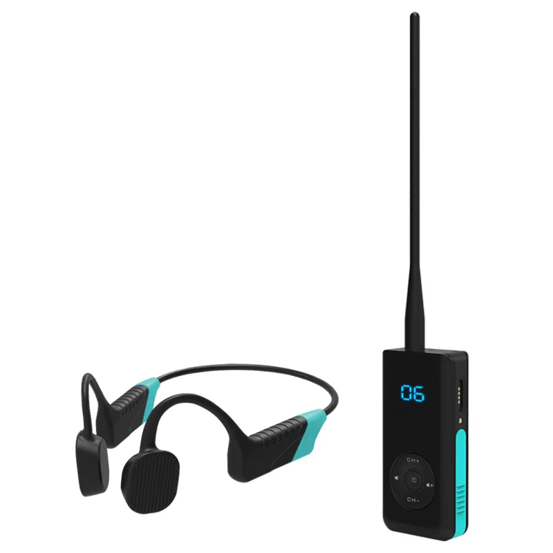 

Hot sell 100% PROFESSIONAL Waterproof Swimming Training Headphone Waterproof Wireless Headset Conduction Walkie Talkie E