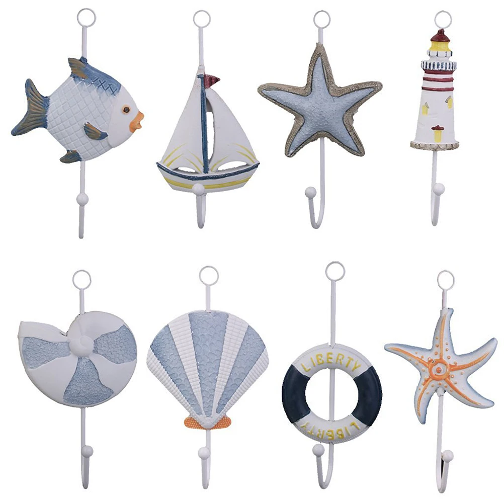 

Hook Decorative Hanger Sea Decoration The Mediterranean Nautical Theme