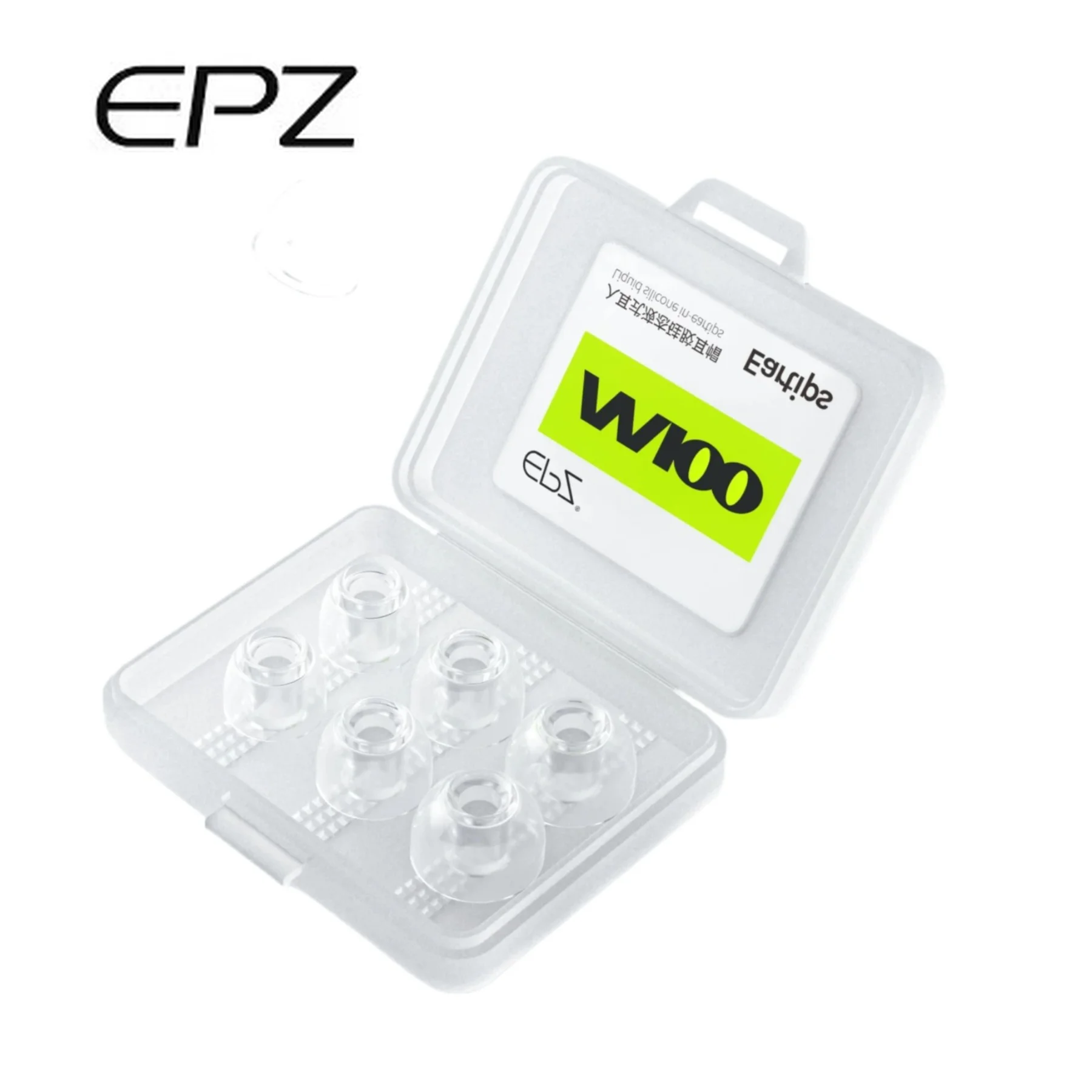 EPZ M100 Ear Tips S/M/L HiFi audio Liquid Silicone Universal Silicone Eartips for In-ear Earphone Bluetooth Earbuds(3 pairs）