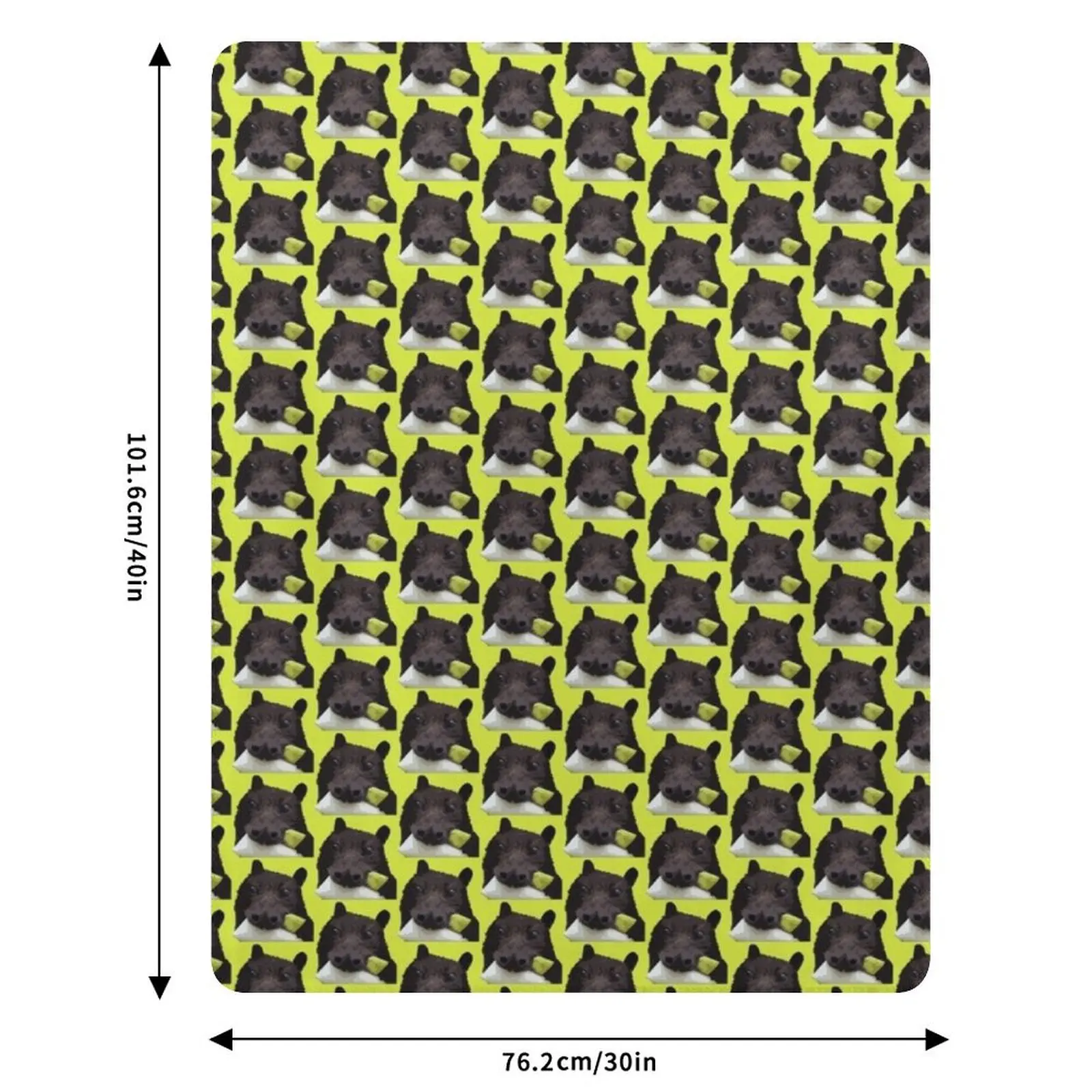 Batzilla- Margo's Pear Face Throw Blanket Thermals For Travel Luxury Decorative Beds For Baby Blankets #6