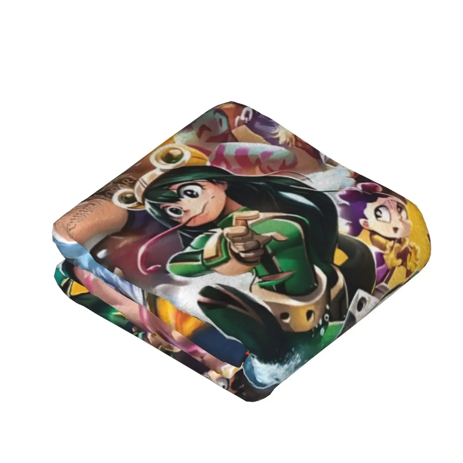 My H-hero Academia Cartoon printed blanket Warm Flannel Blankets Soft and Comfortable blanket Home Travel Blanket Birthday Gift