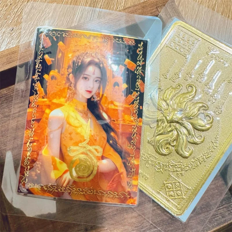 

Custom. Thai Specialty Handicraft Buddha Amulet Sister Talisman Phone Sticker