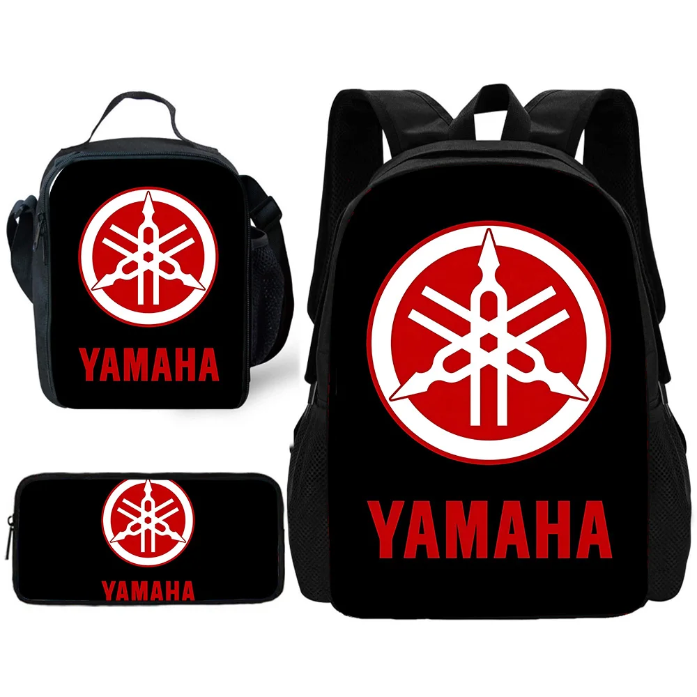 Child School For Y-Yamahas Backpack with Lunch Bags ,Pencil Bags ,School Bags for Boys Girls Best Gift