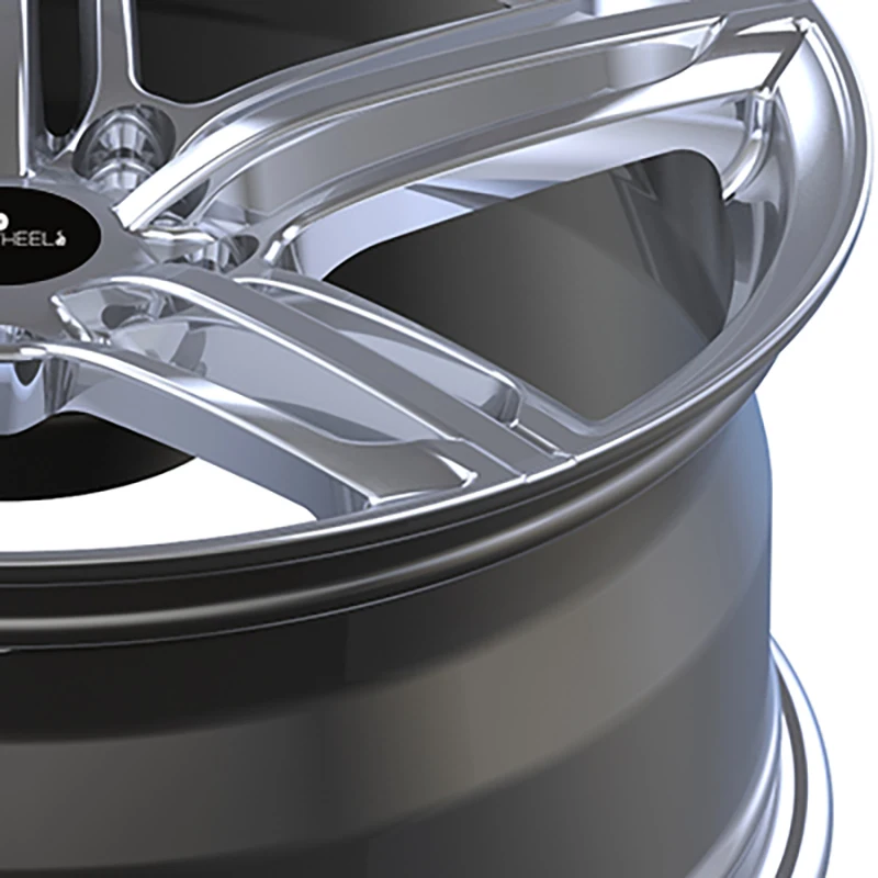 JPwheels New Five Spoke Deep Dish Rims 19 Inch 5 Holes Aluminum Alloy Forged Wheels for Audi 5x112/120/130 JM5341