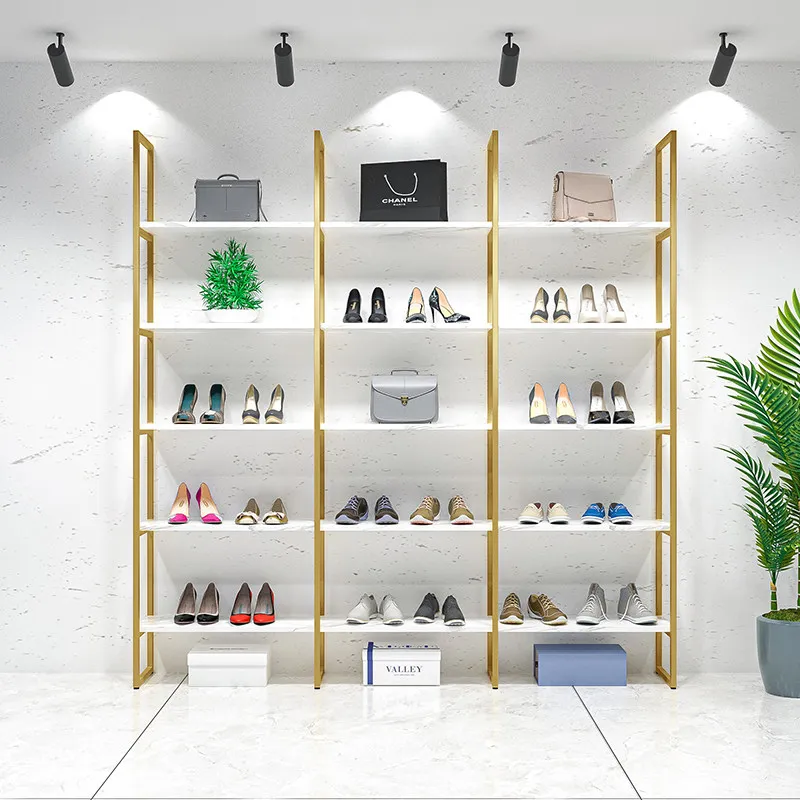 Floor shelf Multi-layer bookshelf Partition Certificate of honor Showcase Trophy rack Figure bag rack Shoe store display rack