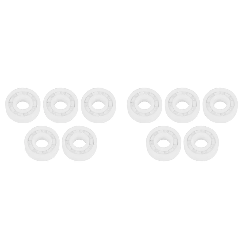 

ABUH-10Pcs 6000-2RS Full Bearing Zro2 Ball Bearing 10X26x8mm Zirconia Oxide Bearing