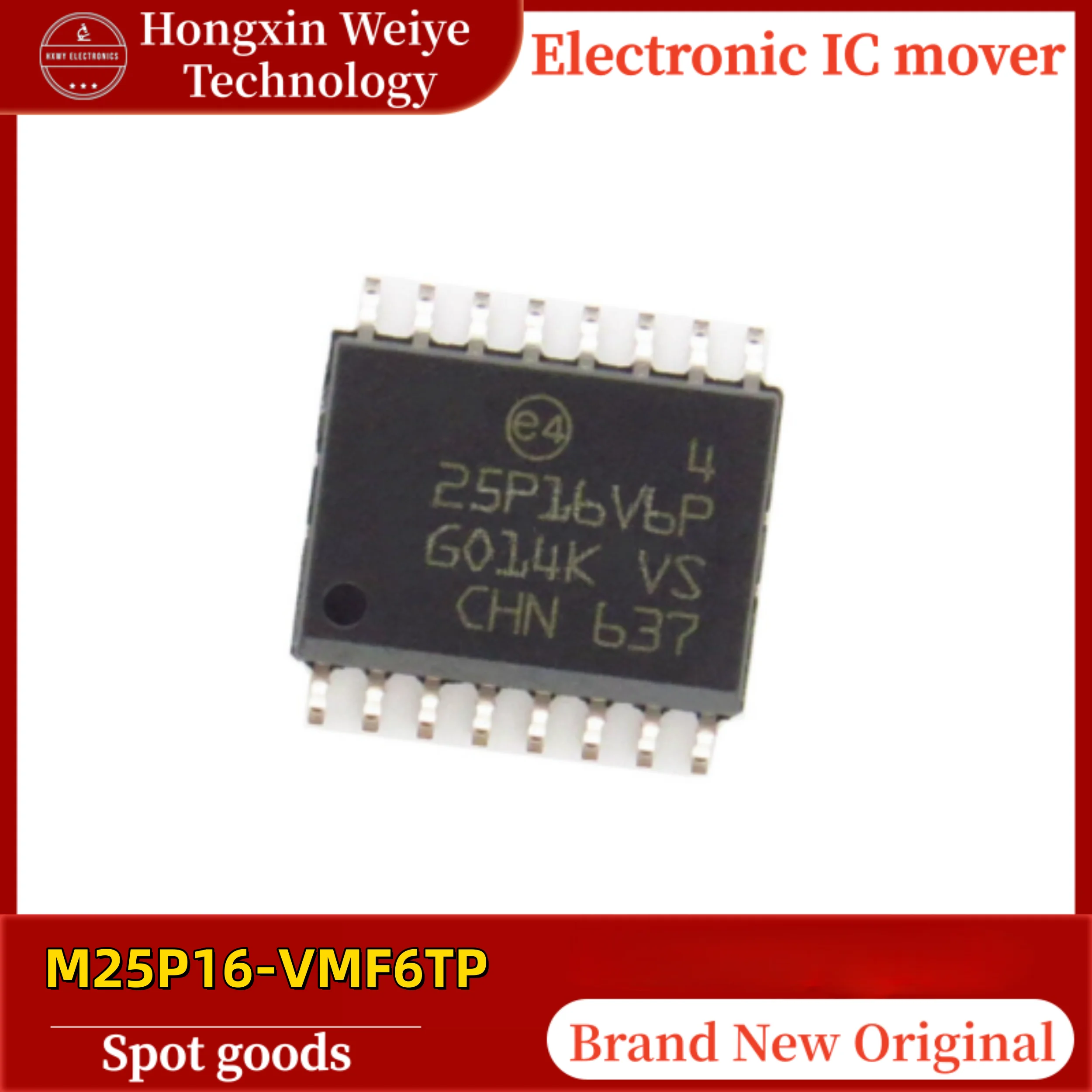 

2/10 PCS M25P16-VMF6TP 25P16VP SOIC-8 2.7V~3.6V 75MHz 16Mbit Flash Memory IC Brand New In Stock