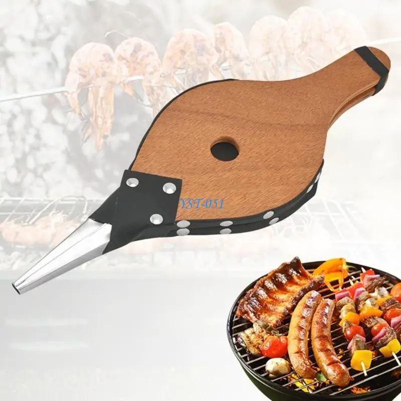 

E15A Small Outdoor Barbecue Blower Fan Efficient Adjustable Blower for Precise Management & Quick Charcoal Lighting