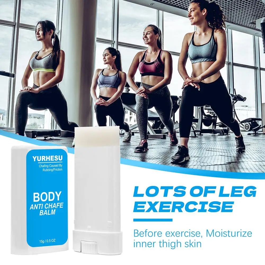 1/3 Pack Body Anti Chafe Balm Stick Prevent Arm, Chest, Butt, Thigh Chafing & Irritation,Moisturizing  Soothing Anti-Chafe Stick