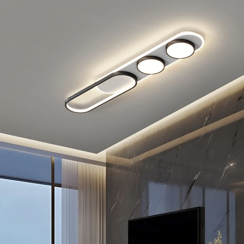 

Aisle Recessed Led Ceiling Lights Corridor Living Room Light Entrance Simple Modern Creative Strip Cloakroom Light Balcony Light