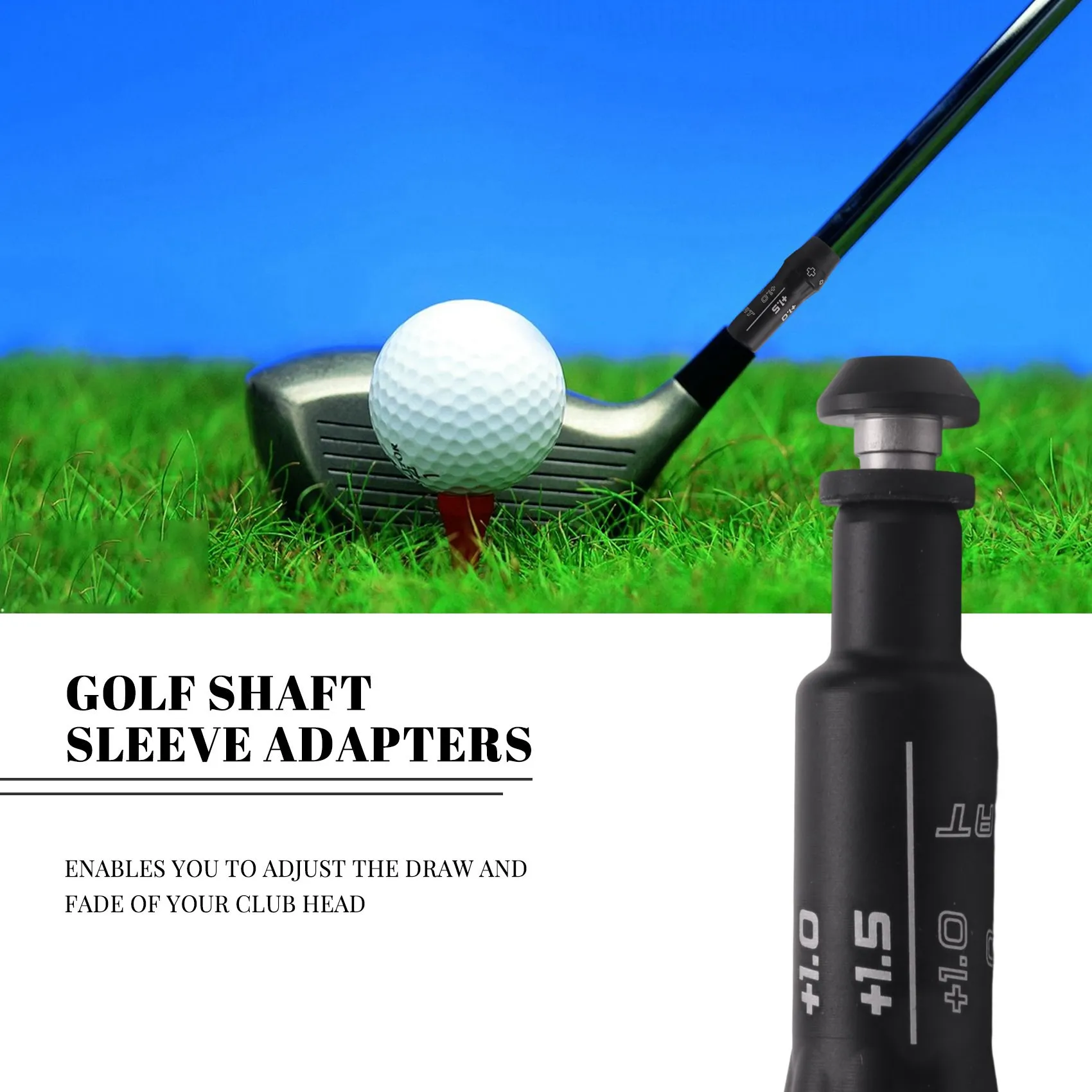 0.335 Golf Club Shaft Adapter Sleeve for G410 & Plus Driver & Fairway Wood