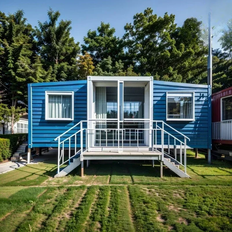 40 Foot Luxury Villa with Extended Double Wing Mobile Container House for Home and Office Use