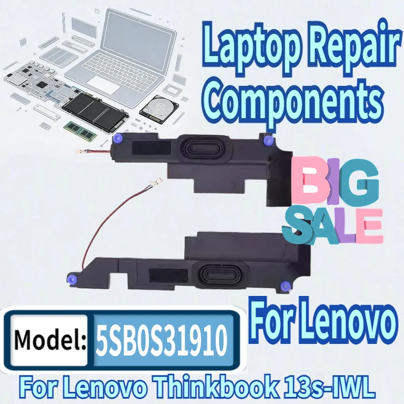 

For Lenovo Thinkbook 13s-IWL Laptop Speaker Set Speakers 5SB0S31910