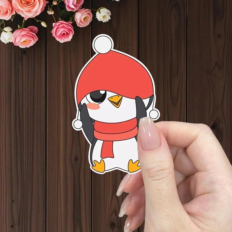 

1PC Adorable Winter Penguin Sticker, Vivid Vinyl Decal for Phone Cases, Laptops, Add a Charming Vibe