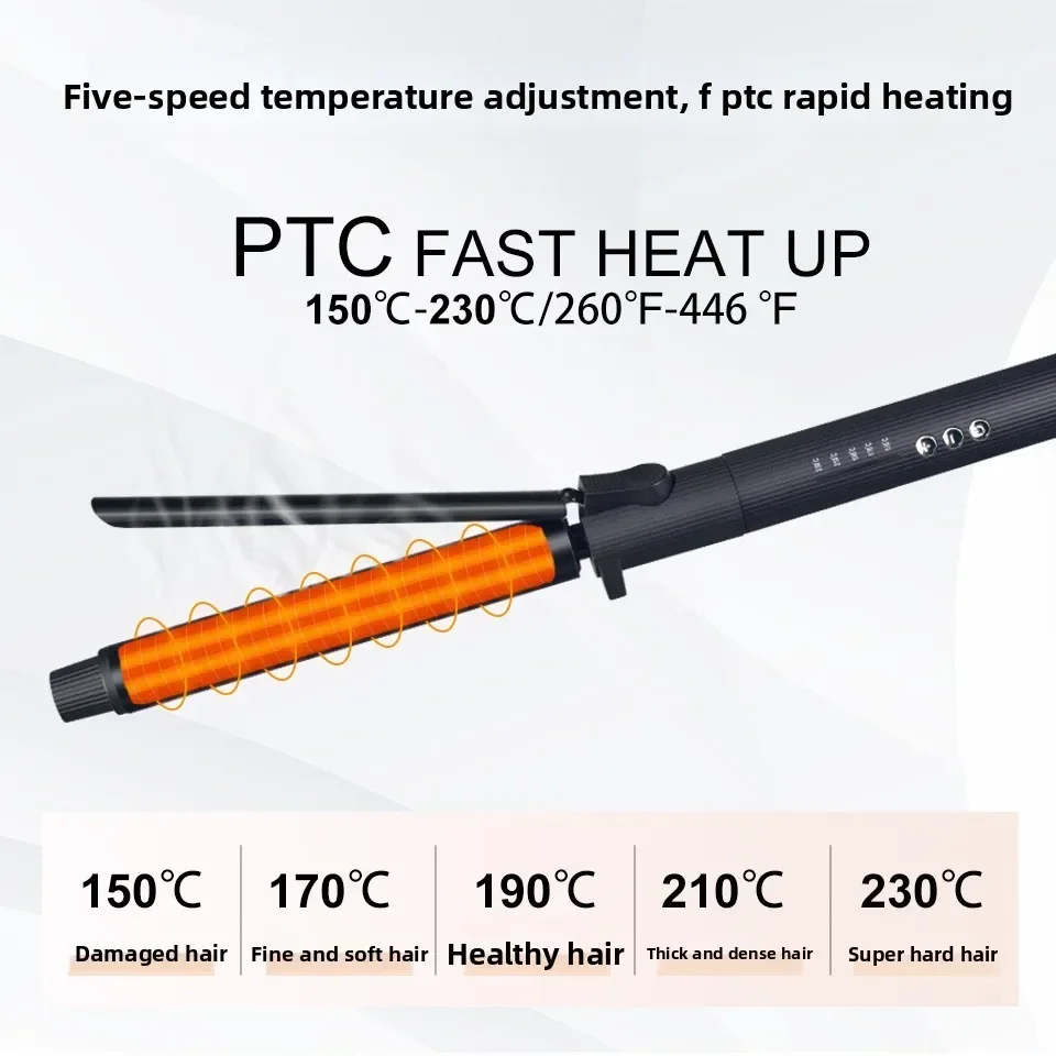 

High quality Hair Curler Instant Noodle Head Curling Iron Teddy Wool Roll Bangs Ceramic Perm Electric Curling Iron Does Not Hu