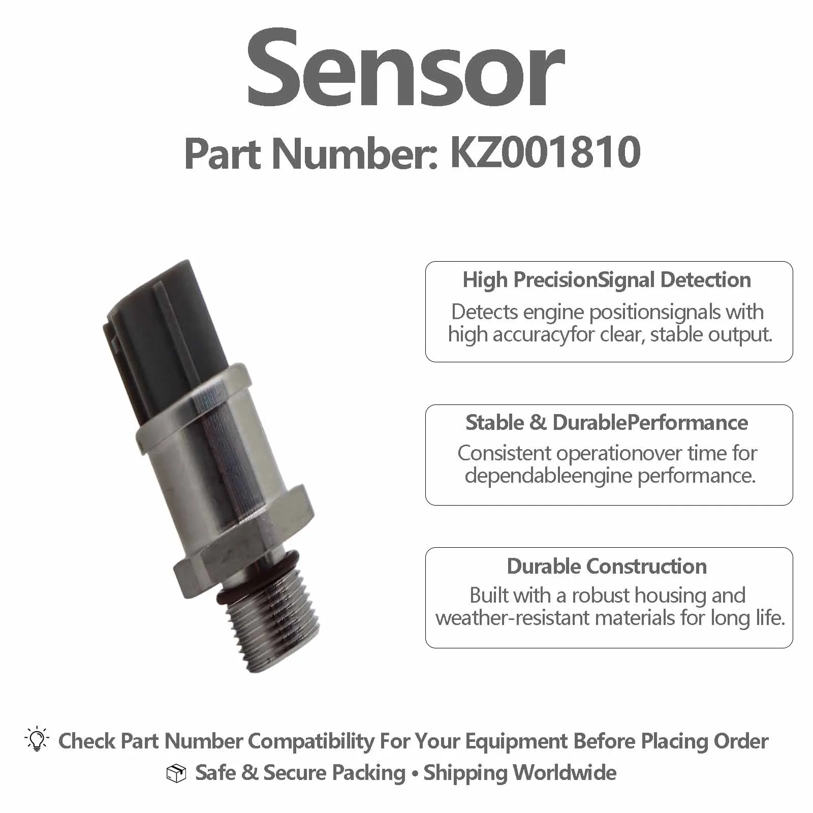 High Pressure Sensor 900128 For Daewoo DH220-5 Excavator