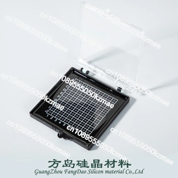 Suitable for Fangdao semiconductor chip self-adhesive box, self-adsorption box, sample box storage display silicon wafer box