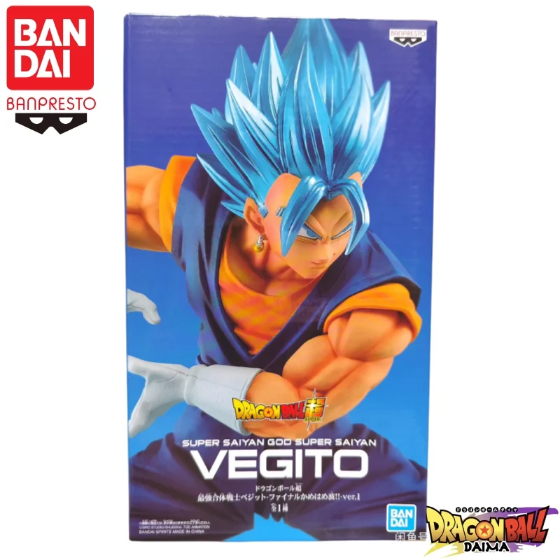 

В наличии Bandai Banpresto, оригинальная фигурка Dragon Ball Ver 1, модель Vegetto, кукла, новая фигурка в штучной упаковке, игрушки, модель гаража