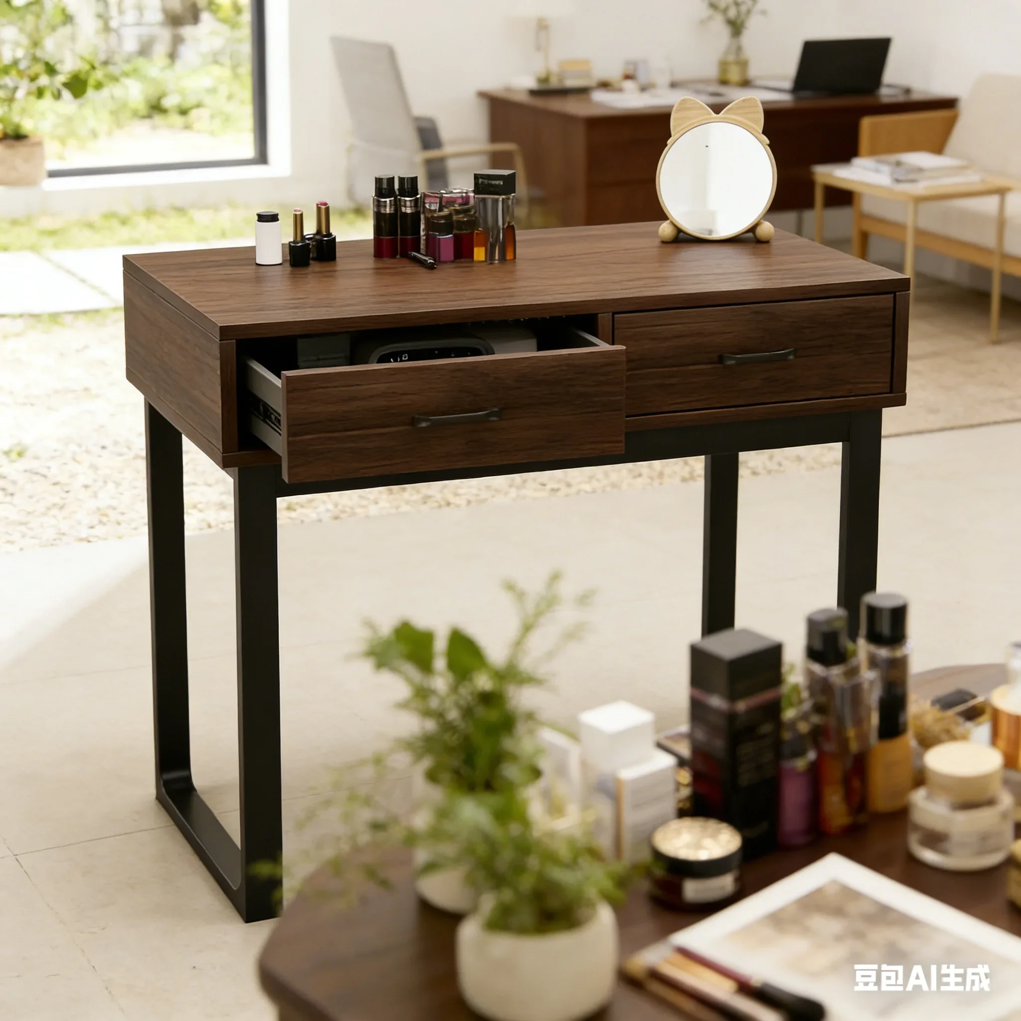 table-de-manucure-aoliviya-modele-retro-moderne-minimaliste-simple-ou-double-avec-chaise-de-travail-pour-technicien-ne-s-de-salon-professionnels