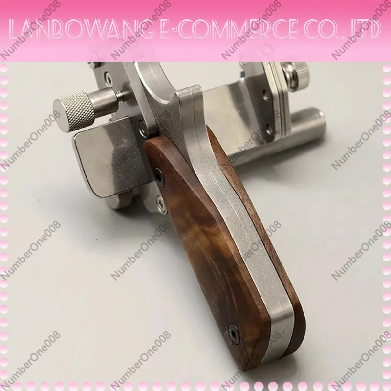 Manual Leather Strip Cutter Roller Type 10-60MM Adjustable Leathercraft Belt Cutting Tool with Metric-Inch Double Scale