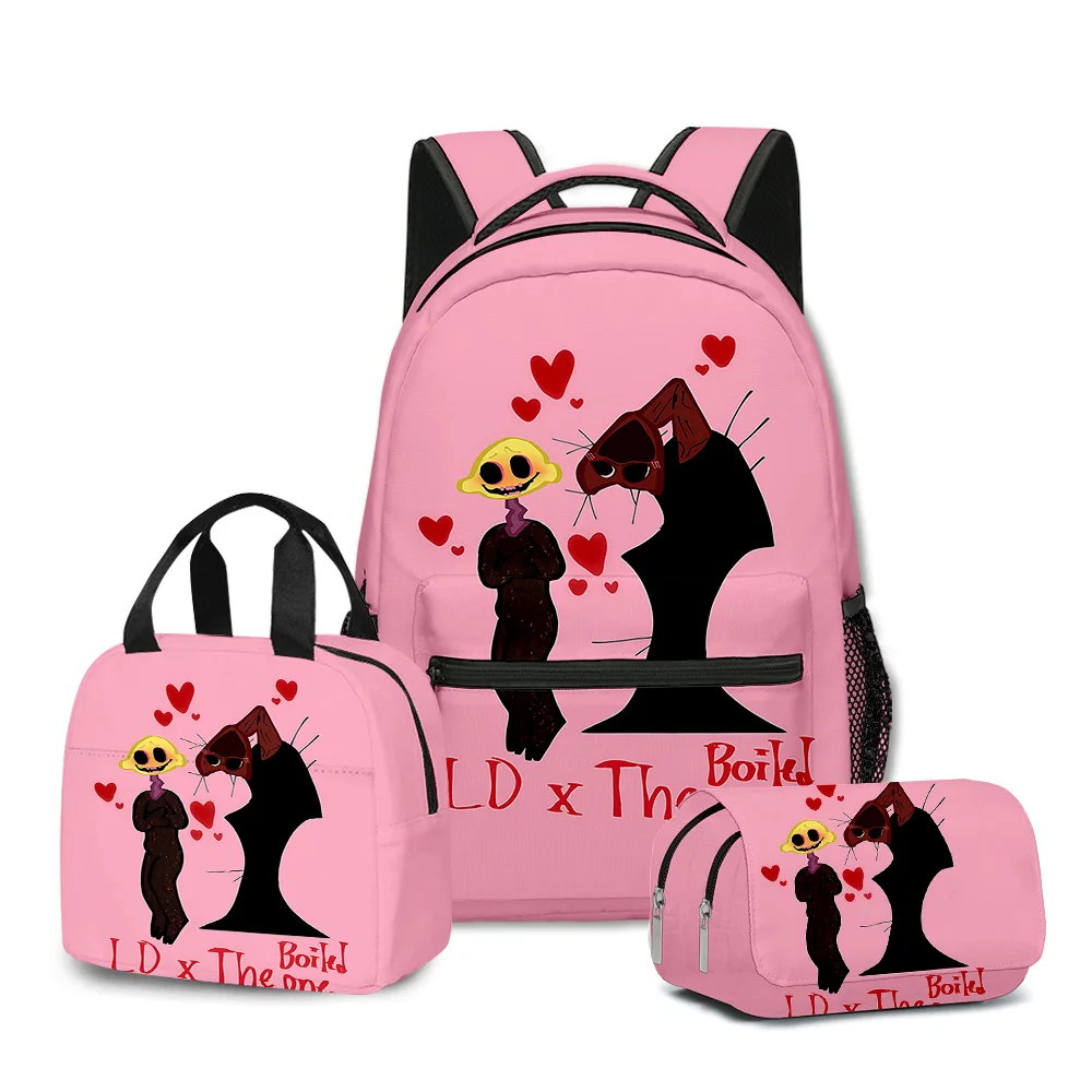 

Fashion Novelty Fashion Cook phenomenon 3D Printed 3pcs/Set Student School Bags Laptop Daypack Backpack Lunch bag Pencil Case