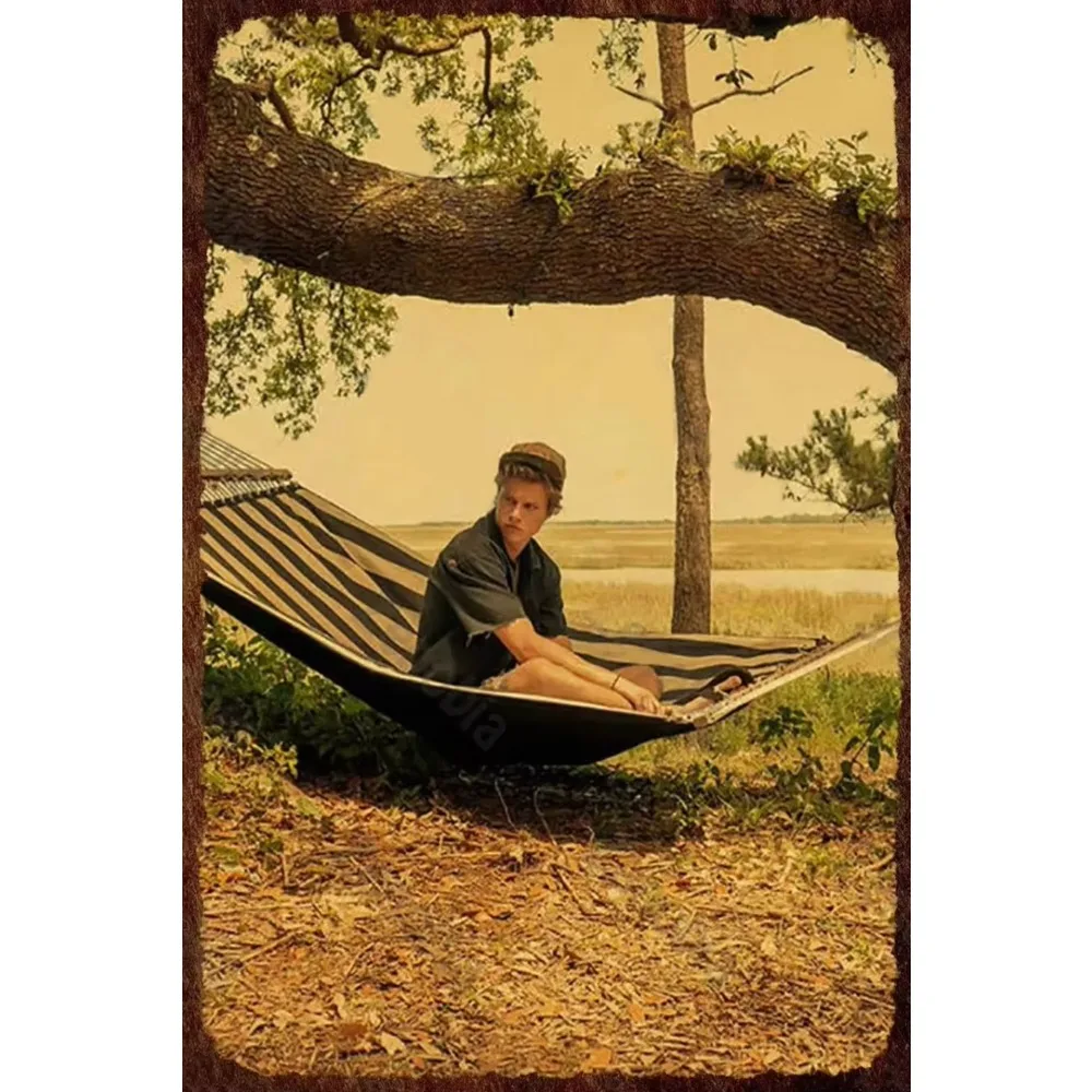 

BeachVibe Outer Banks Vintage Metal Sign - Pogues for Life with Natural Scenery | Tin Poster Plaque Stickers | Ideal for Home